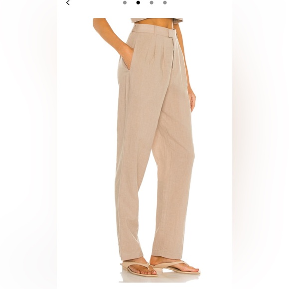 L’Academie Alaina Pant and Rochelle Crop Top Set in Mocha...